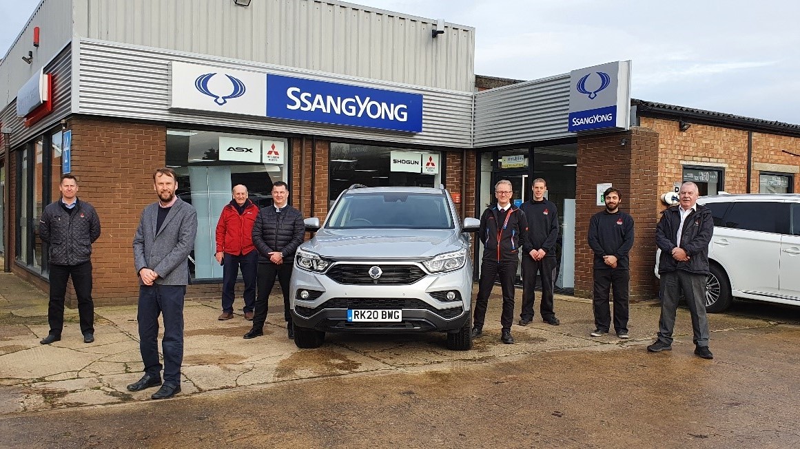SsangYong appoints Grays in Lincolnshire
