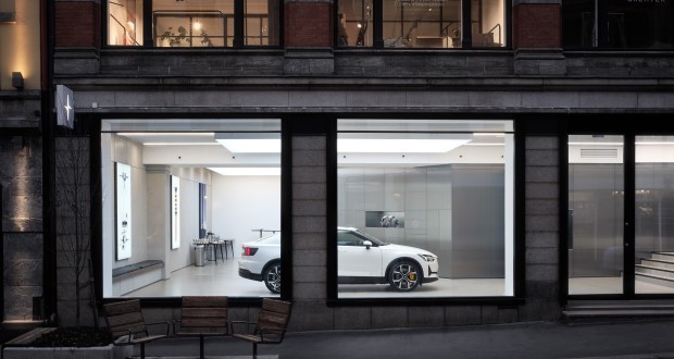 Polestar Takes Over Tesla's Showroom at the Short Hills Mall