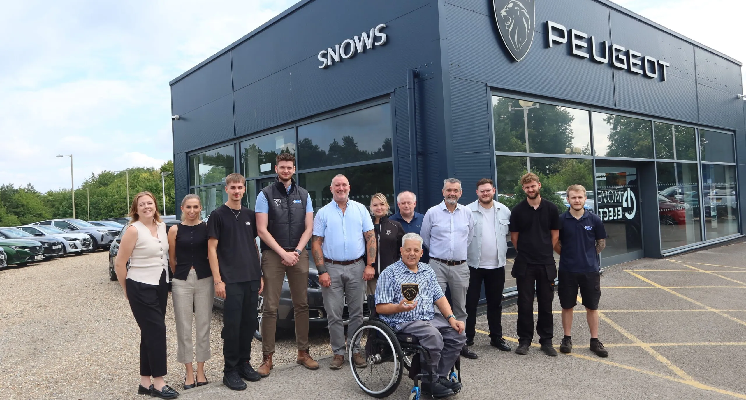 Snows Peugeot dealership wins Guild of Gold Lion Award