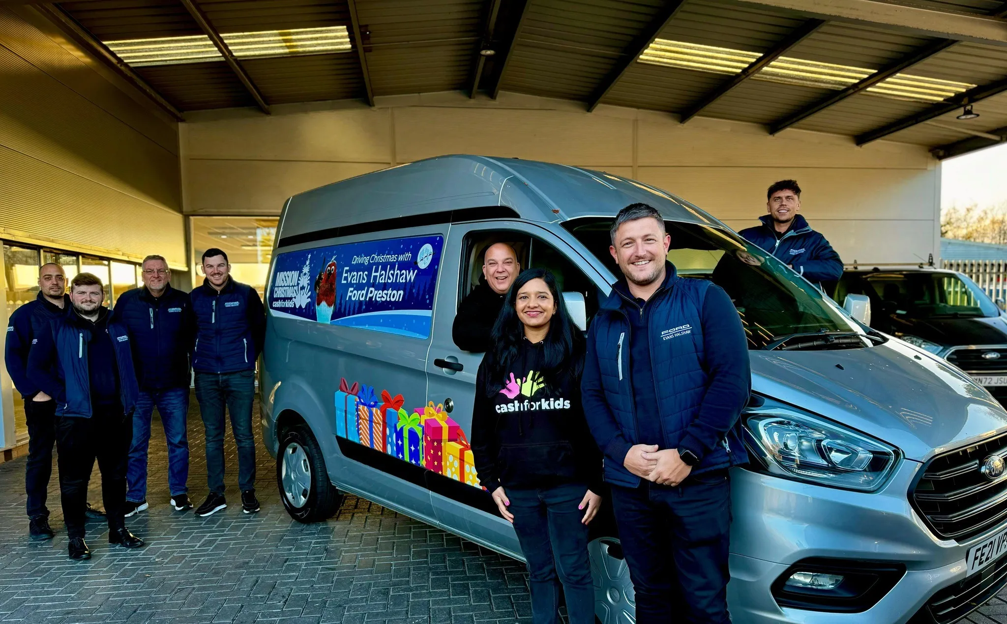 Evans Halshaw Ford fundraising raises £19,350 for charities in community move