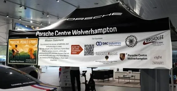 Porsche Centre Wolverhampton raises over £7.5k for animal charity
