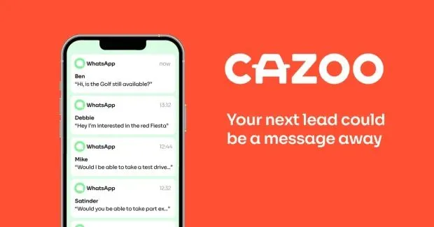 Dealer partners can access Whatsapp functionality on Cazoo