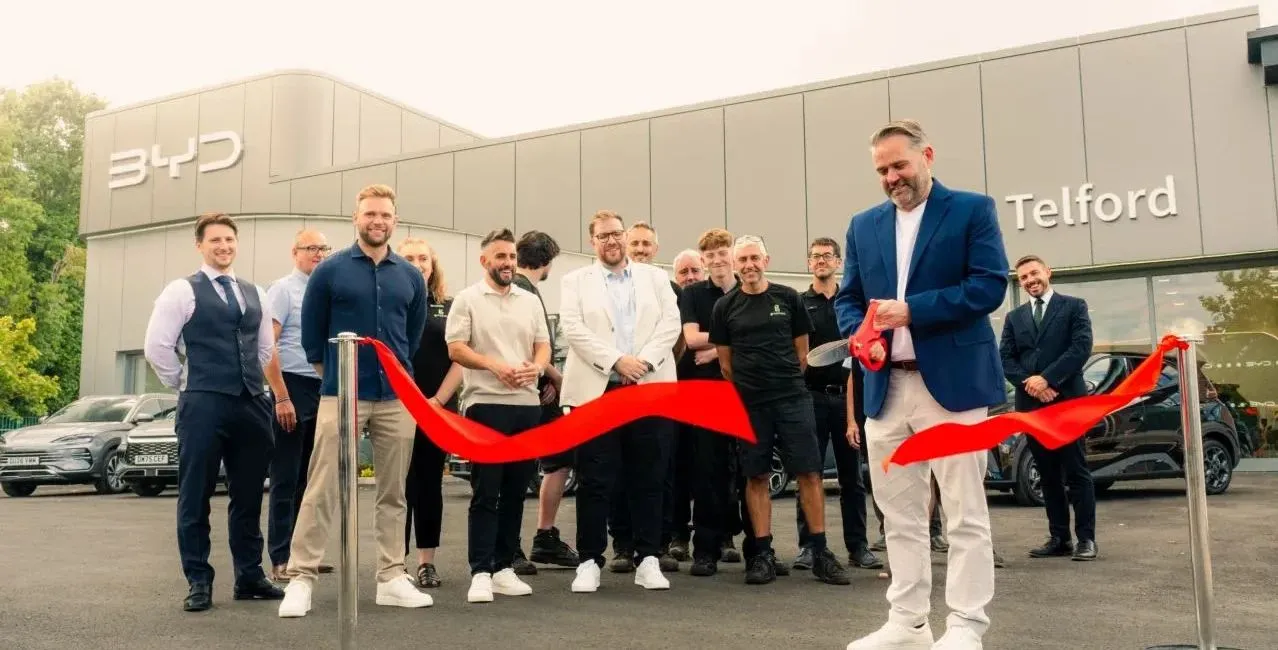 Greenhous marks official opening of BYD dealership in Telford