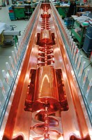 HIT – Interior View of the HIT Linear Accelerator Developed at GSI, length 10 meters. Credit: G.Otto