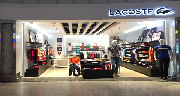 Plante træer Lægge sammen tildeling Lacoste opens in Hyderabad airport domestic terminal