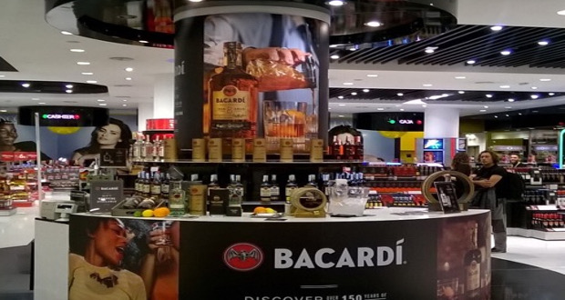 malaga duty free tobacco Bacardi partners WDF in Malaga for rum activation