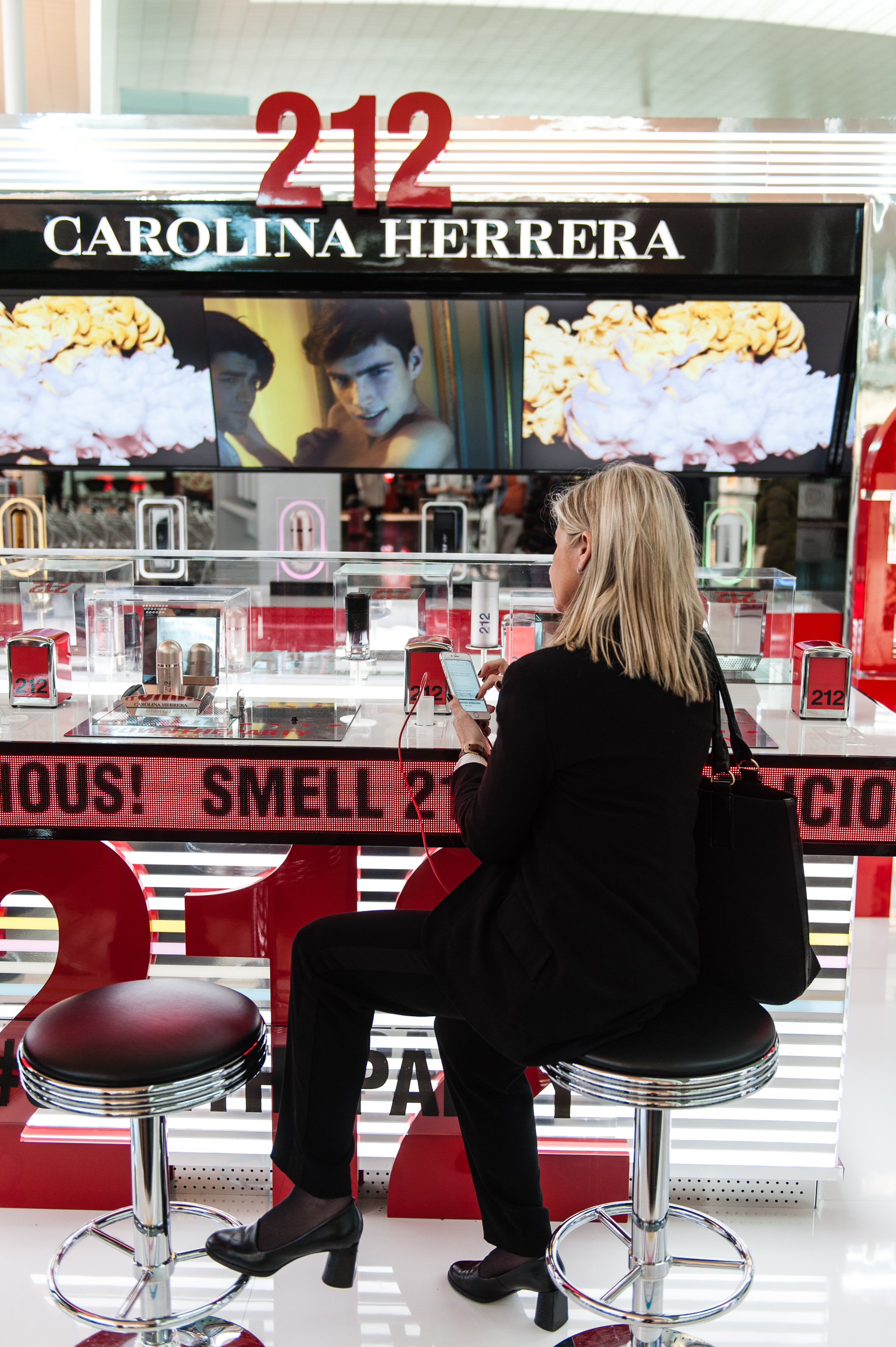 Carolina Herrera 212 VIP brings the after-party to Barcelona Airport