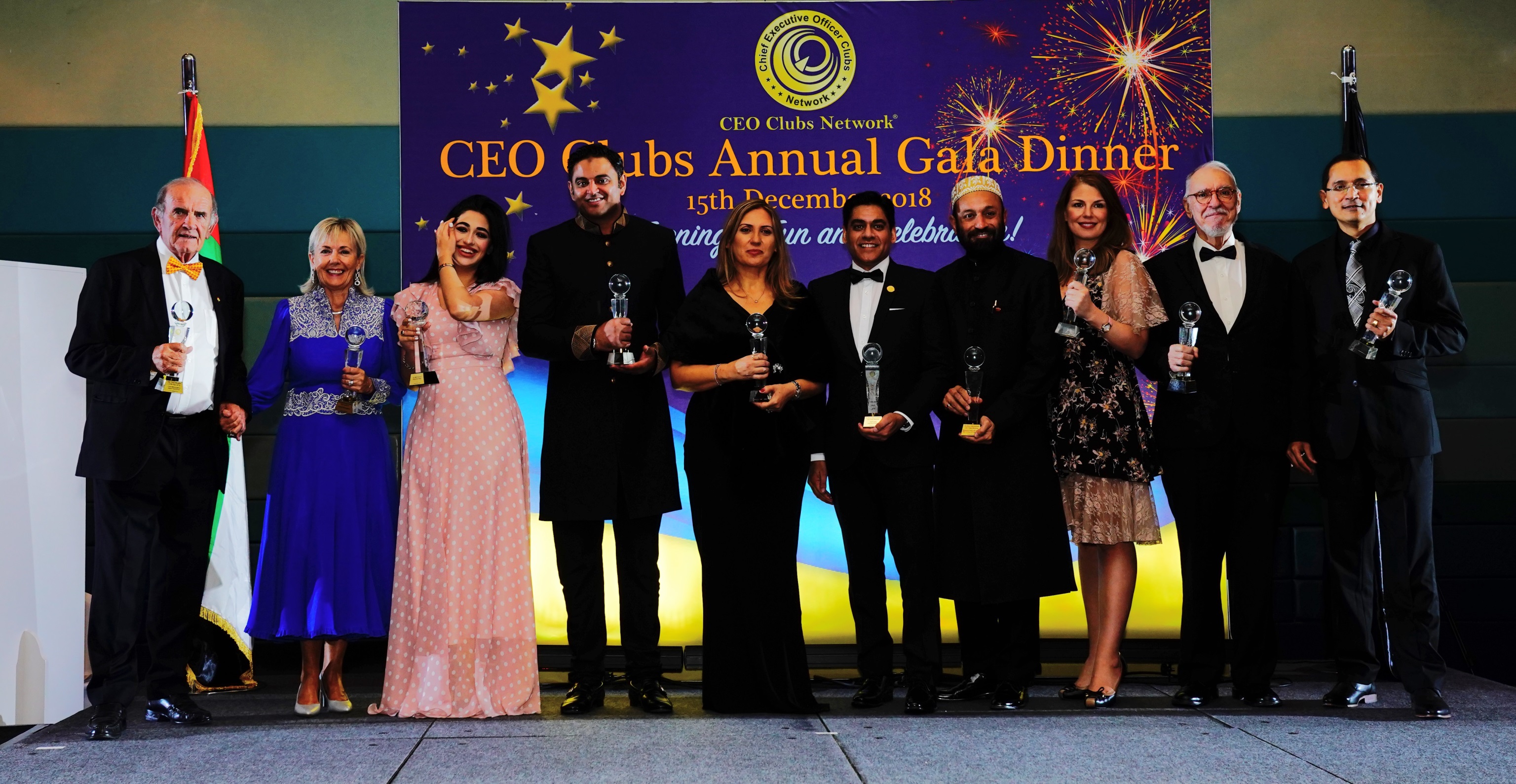 Dubai Duty Free's Colm and Breeda McLoughlin honoured by CEO Club