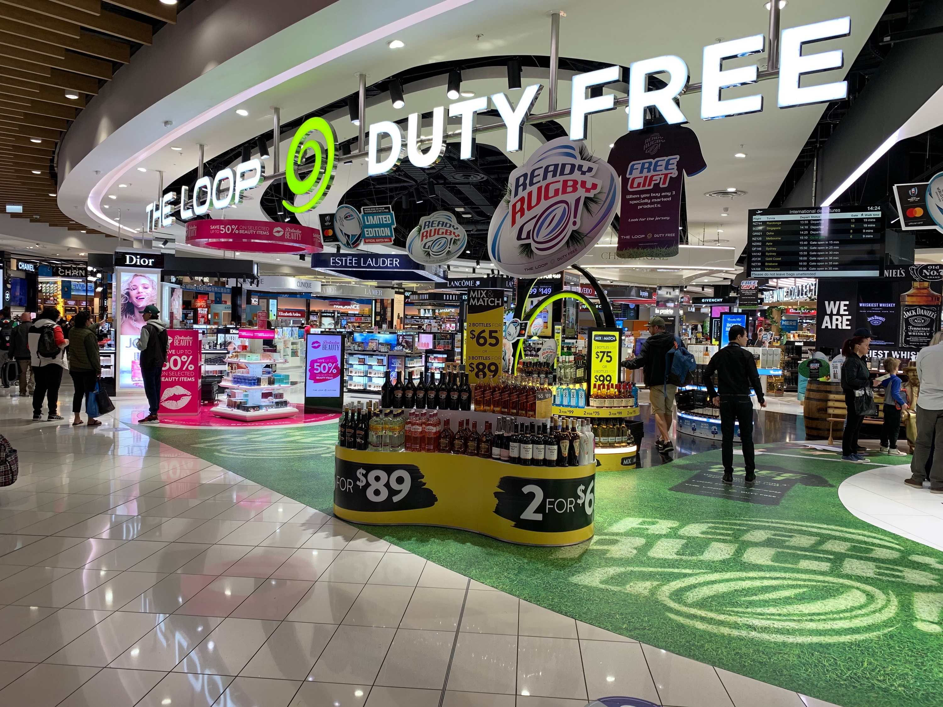 The Loop launches Rugby World Cup promotion at Auckland International