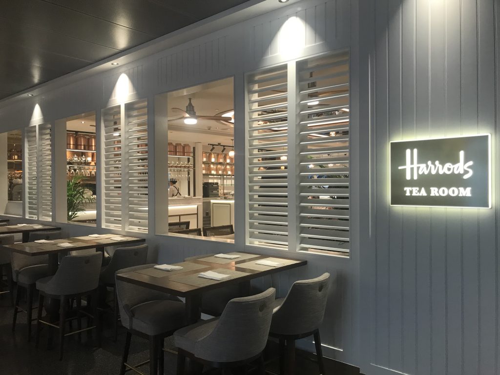 Harrods & Qatar Duty Free focus on tea room experience at Hamad