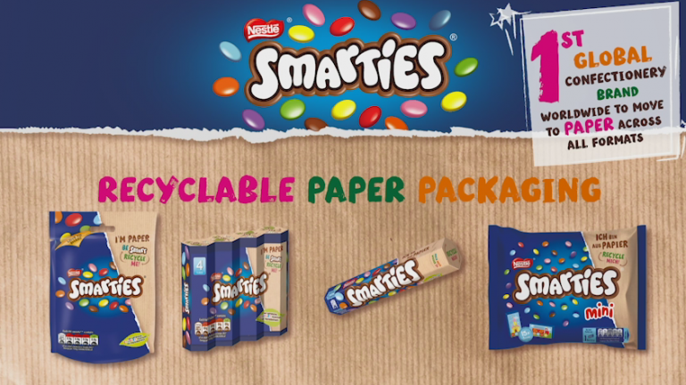 Smarties switches to 100% recyclable packaging