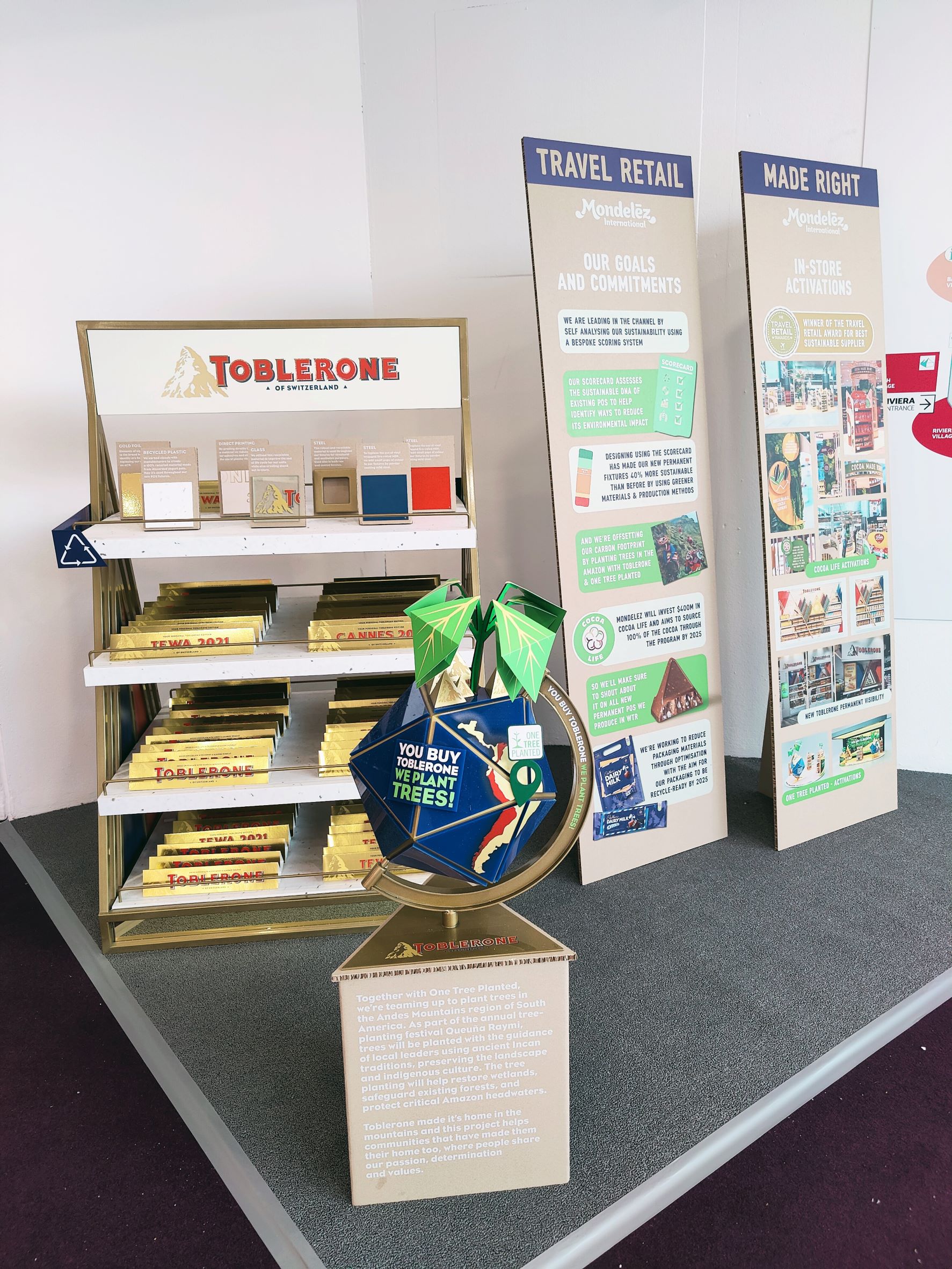 Travel retail made right Mondelez furthers sustainability efforts