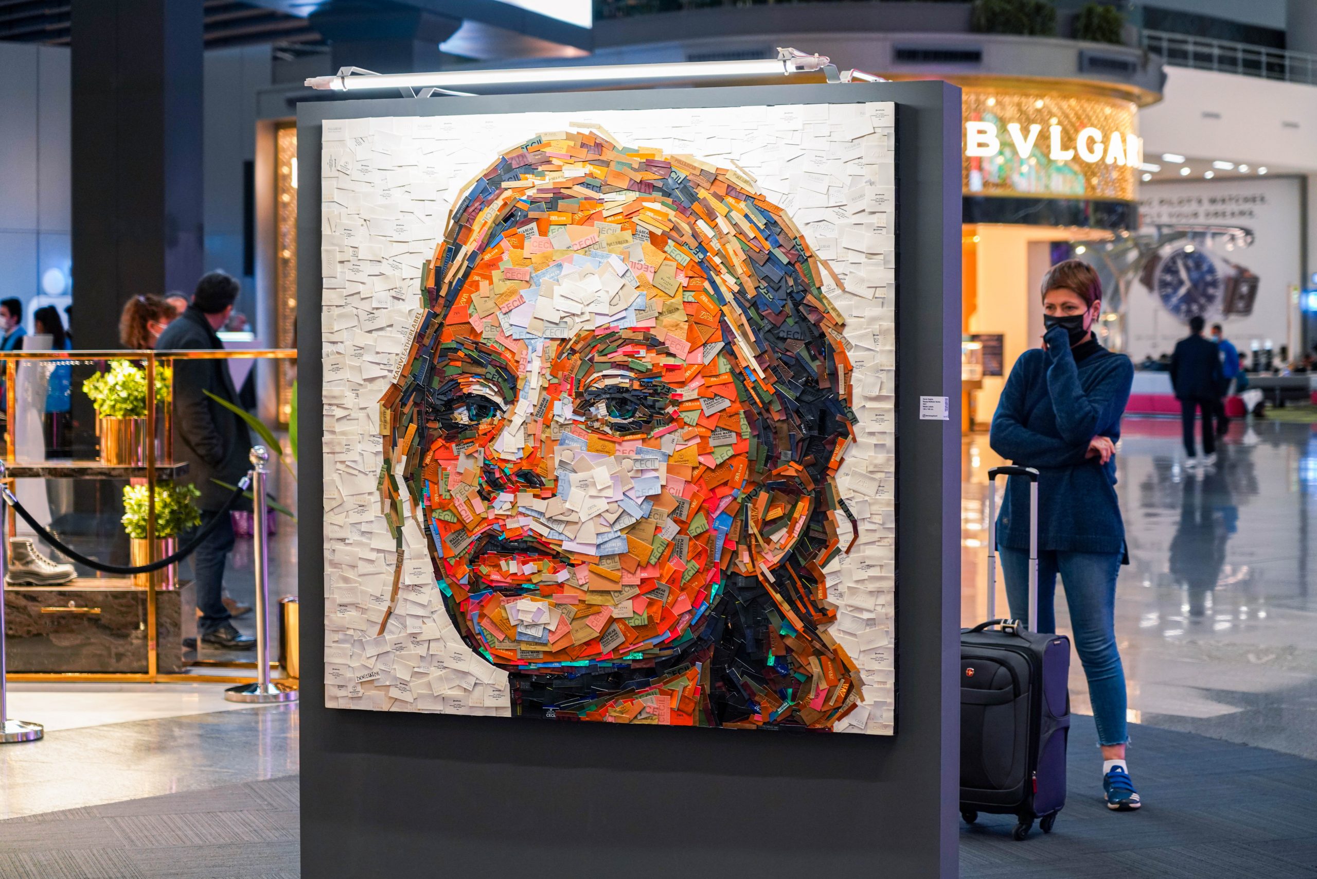 Waste becomes art installations at Istanbul Airport