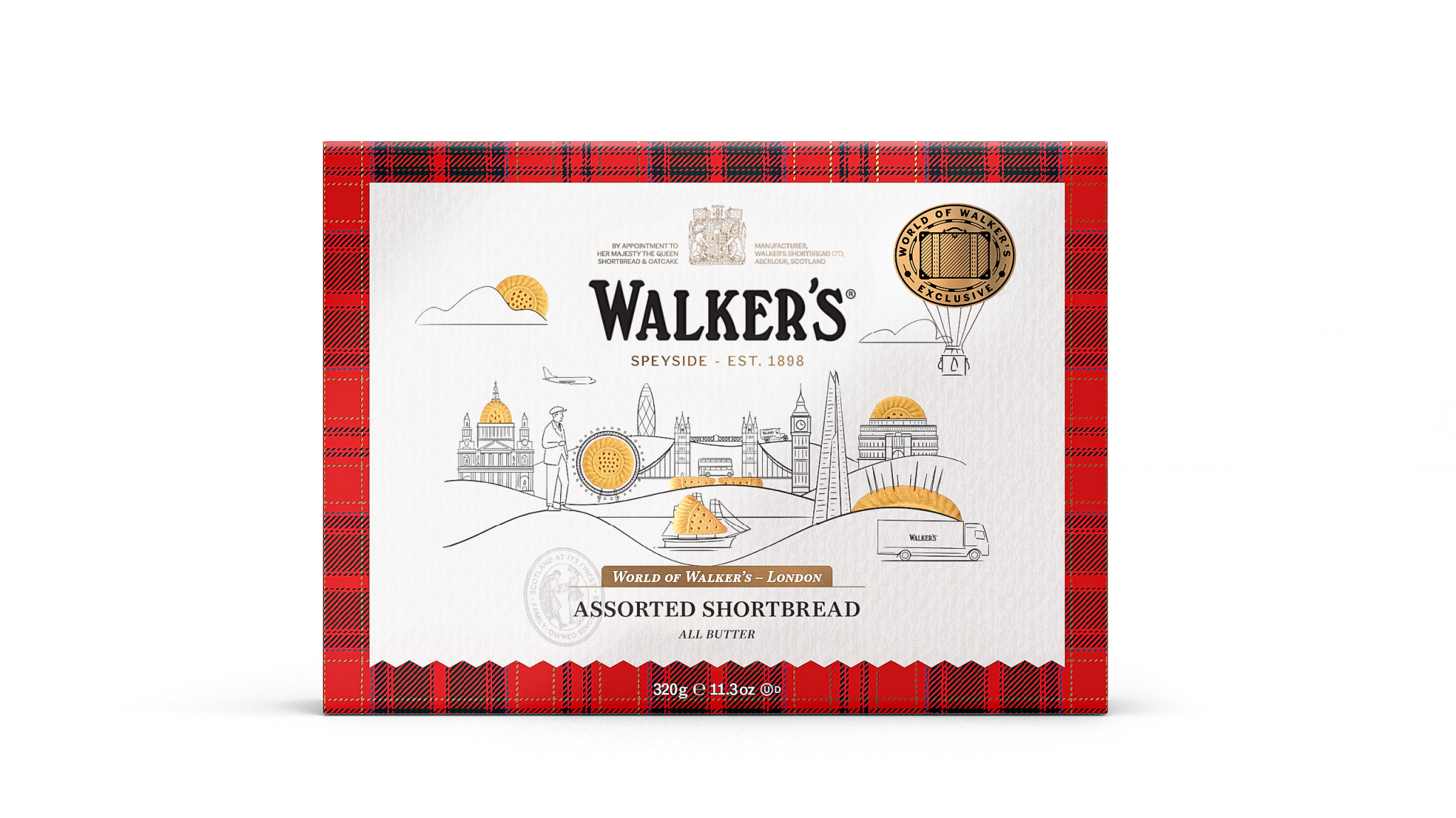 Walker’s Shortbread launches GTR range to expand worldwide with Dufry
