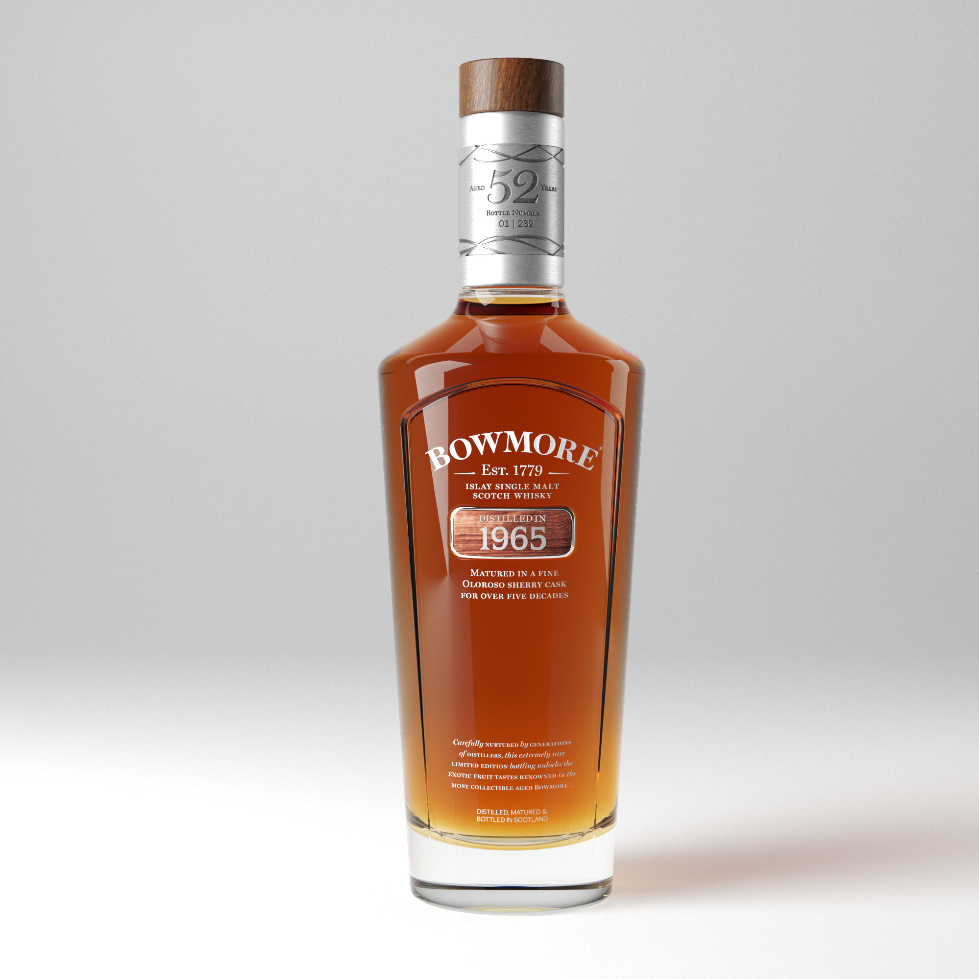 Bowmore launches rare and limited edition 50 year old 1969