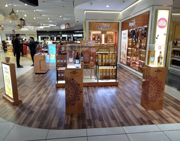 Bacardi GTR features Diwali Deserves Dewar's omnichannel airport campaign