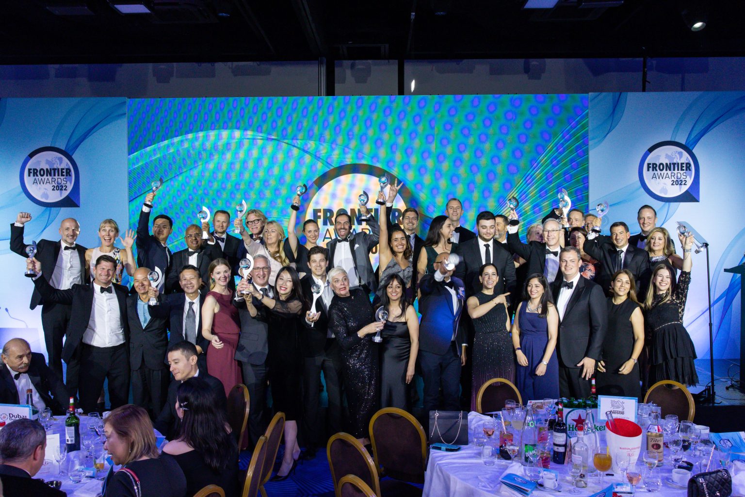 Frontier Awards 2022 Winners' Lounge Heathrow Airport