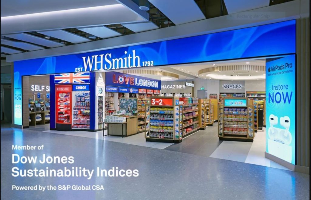 WHSmith included in Dow Jones Sustainability Index