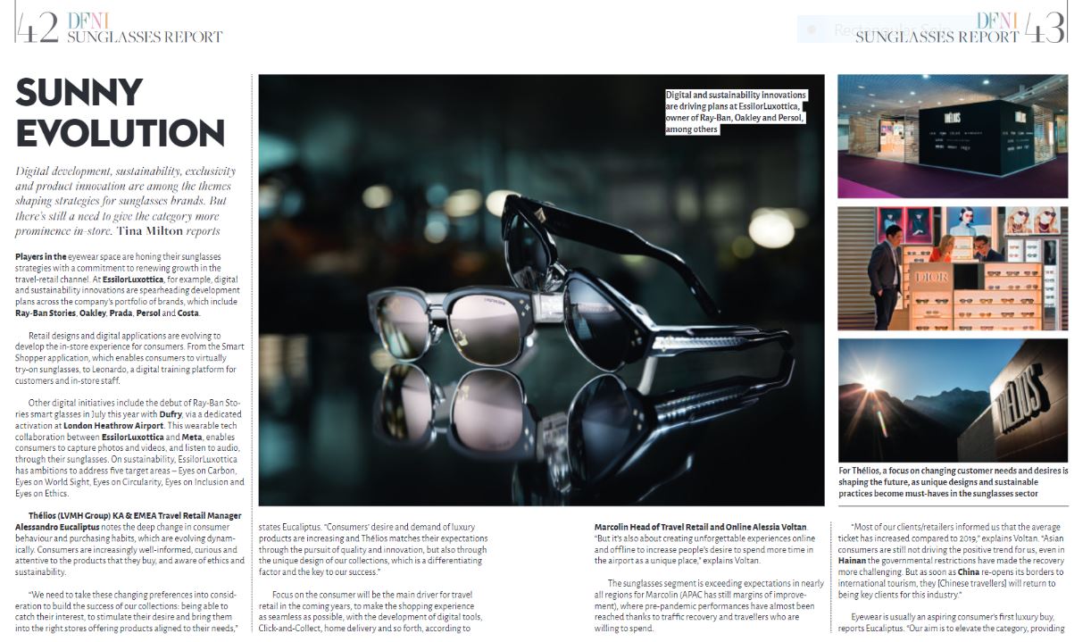 Sunglasses Report Eyewear brand strategies are renewing travel retail