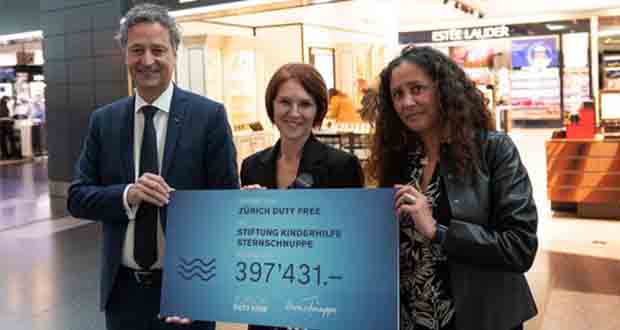 Zurich Airport & Dufry donate $430K to children's charity from water sales - Vimarsana News