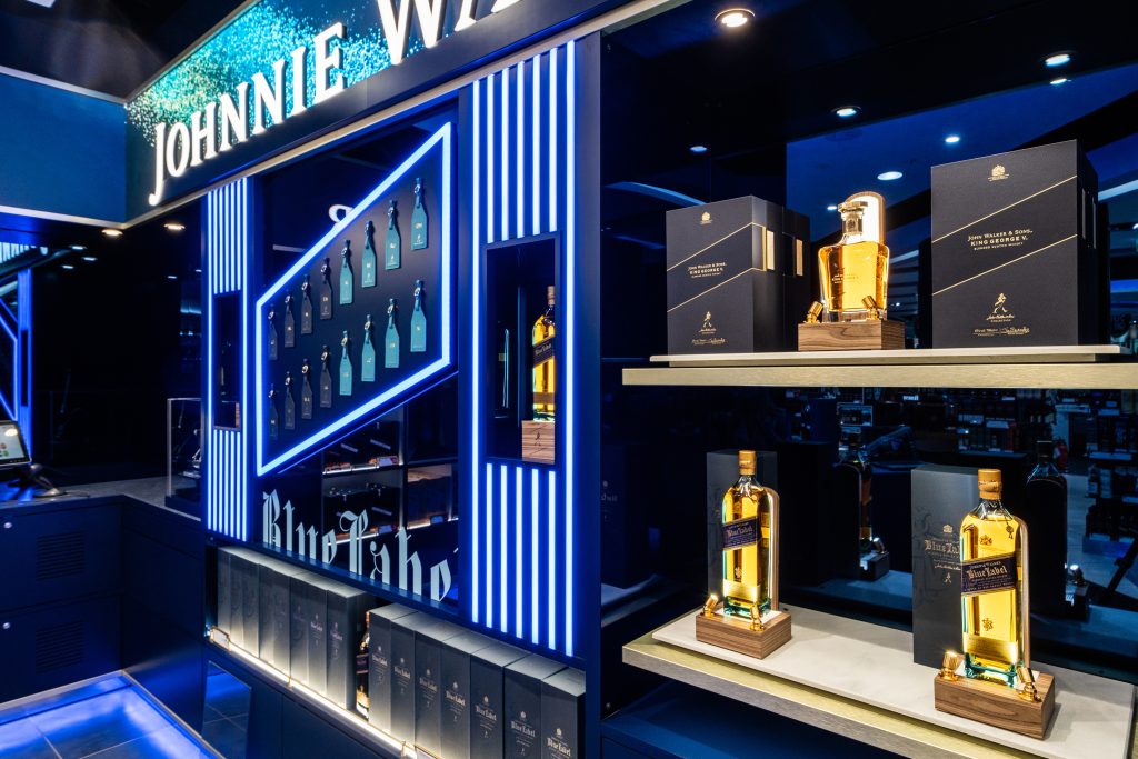 Diageo Global Travel removes secondary Johnnie Walker packaging