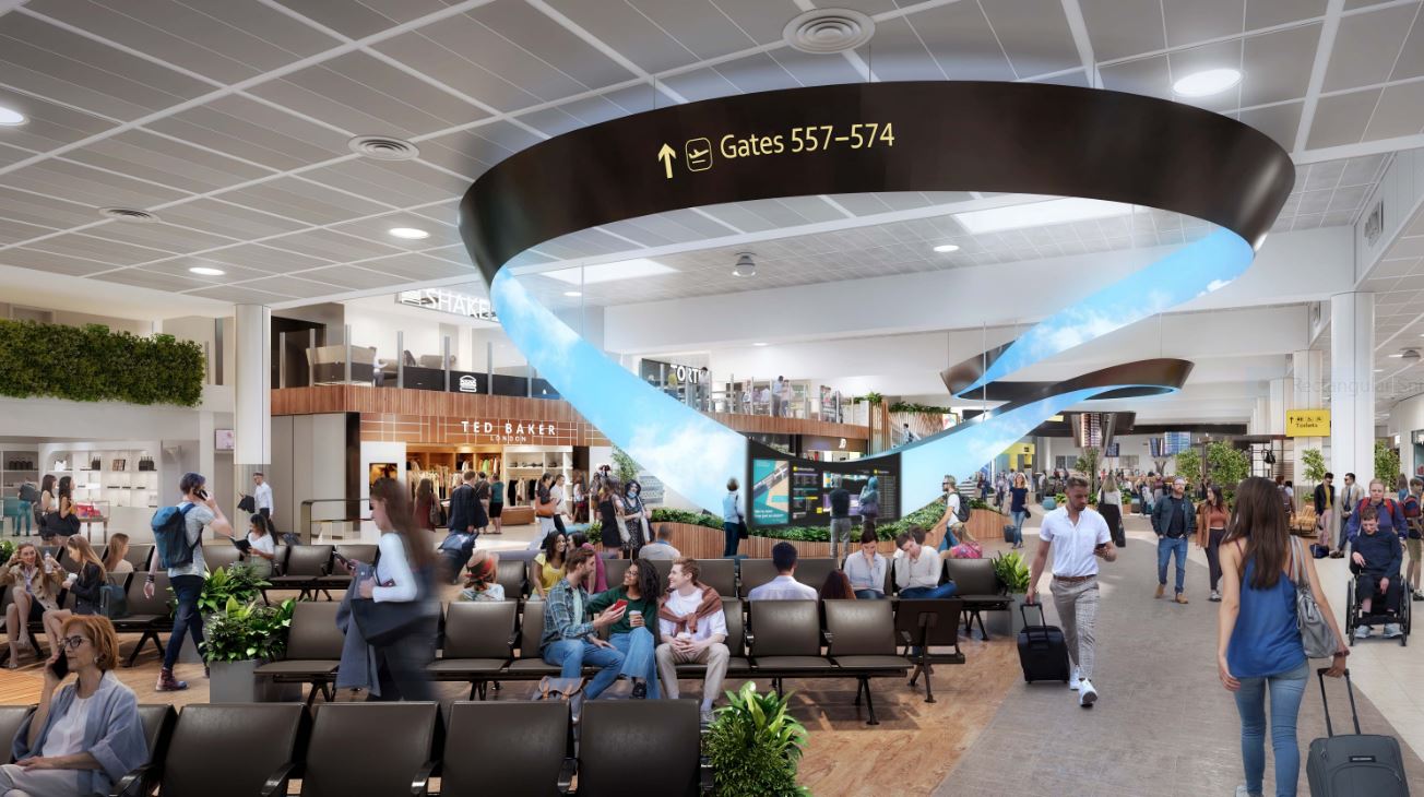 Gatwick North Terminal multimillion pound transformation underway