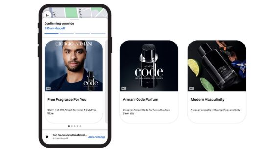 L'Oréal TRAM partners with Uber for Armani Code activation - Vimarsana News