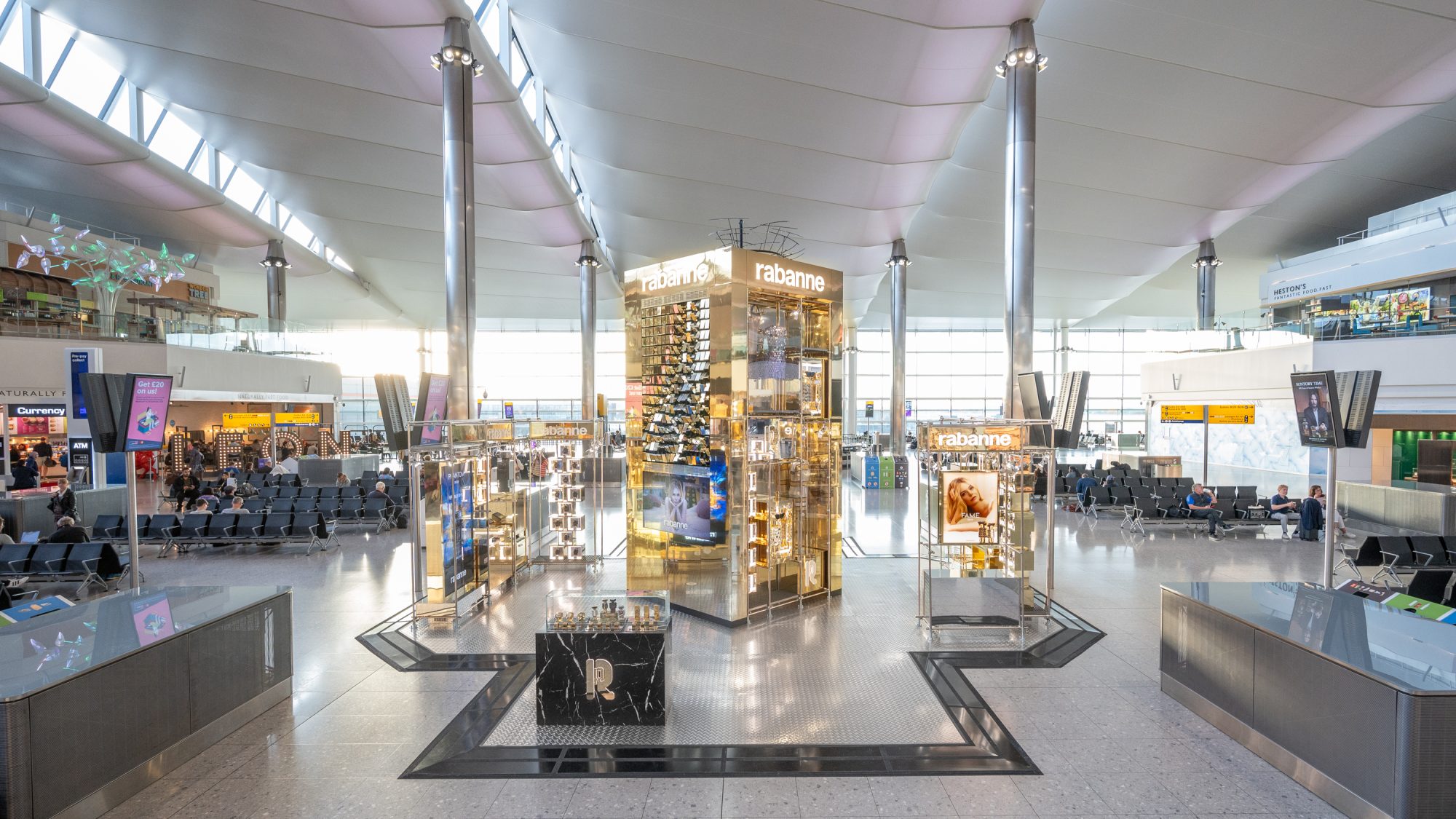 Paco Rabanne Storefront Puig debuts Paco Rabanne rebrand in travel retail