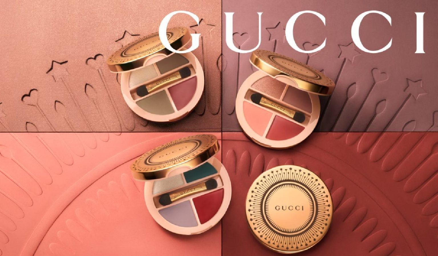 Gucci's Palette De Beauté Quatuor 'a makeup bag in one versatile compact'