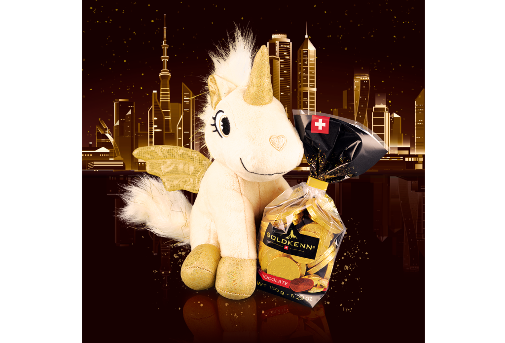 Goldkenn introduces Gold Unicorn Plush Toy