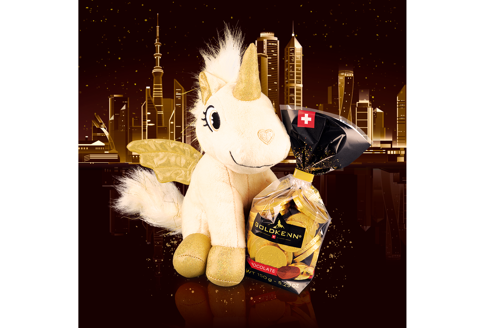 Goldkenn introduces Gold Unicorn Plush Toy