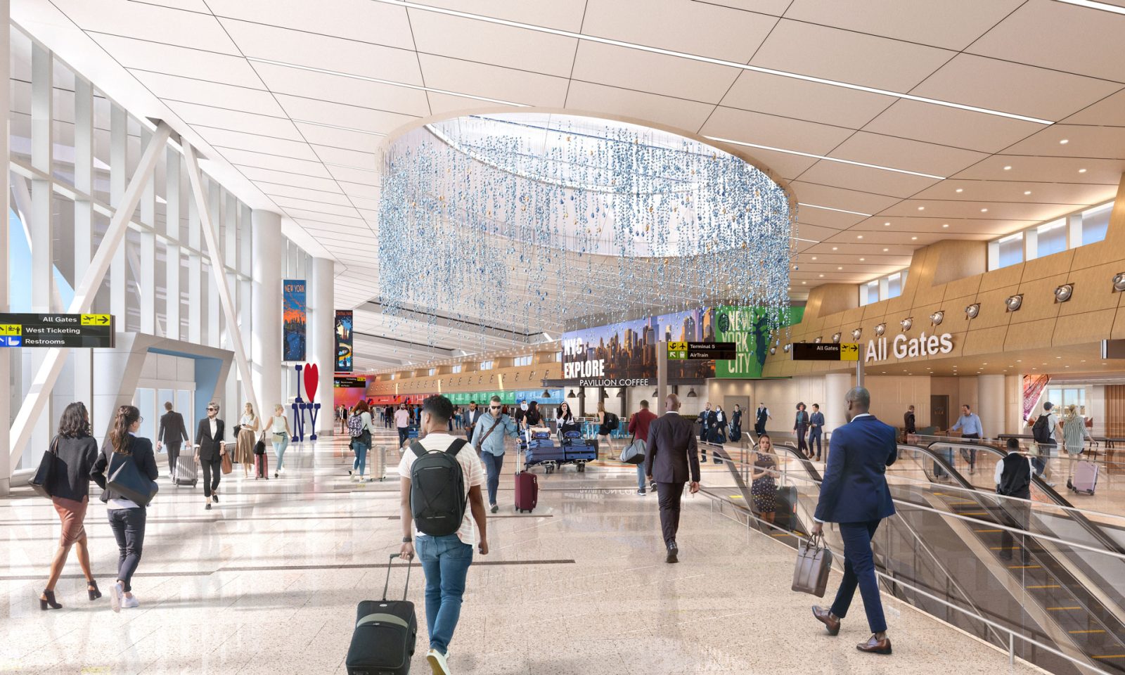 JFK Terminal 6 duty free, retail and F&B tenders take off