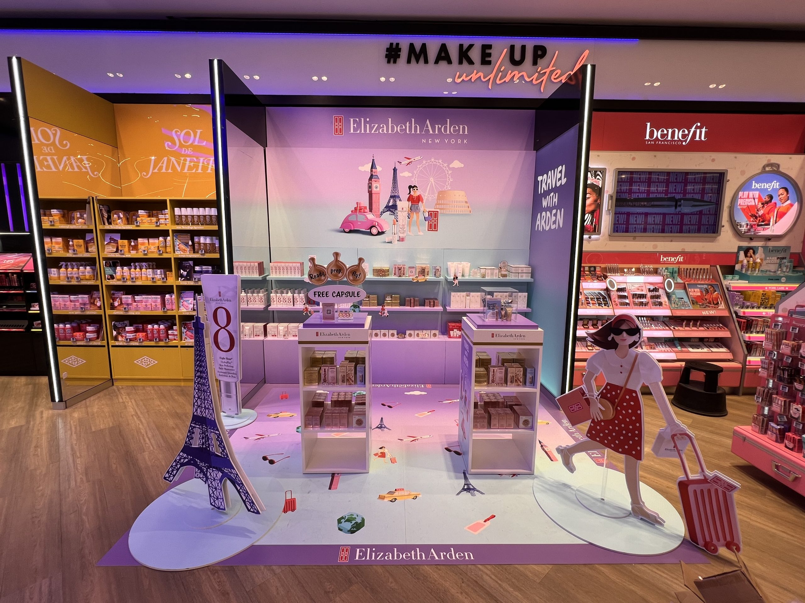Elizabeth Arden features 'Travel With Arden' animation at Paris Orly - Vimarsana News