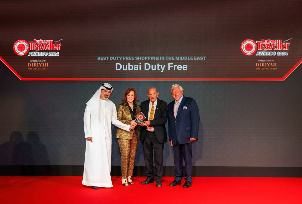 Dubai Duty Free wins Best Duty Free Shopping in Middle East award