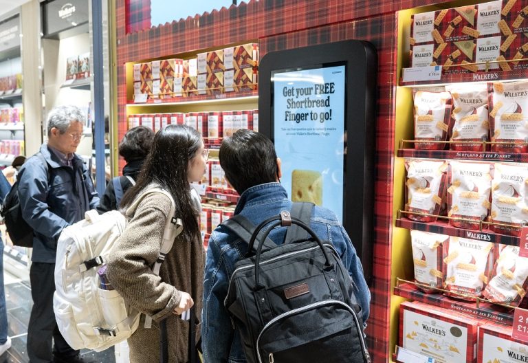 Walker’s launches shortbread vending machine at Edinburgh Airport