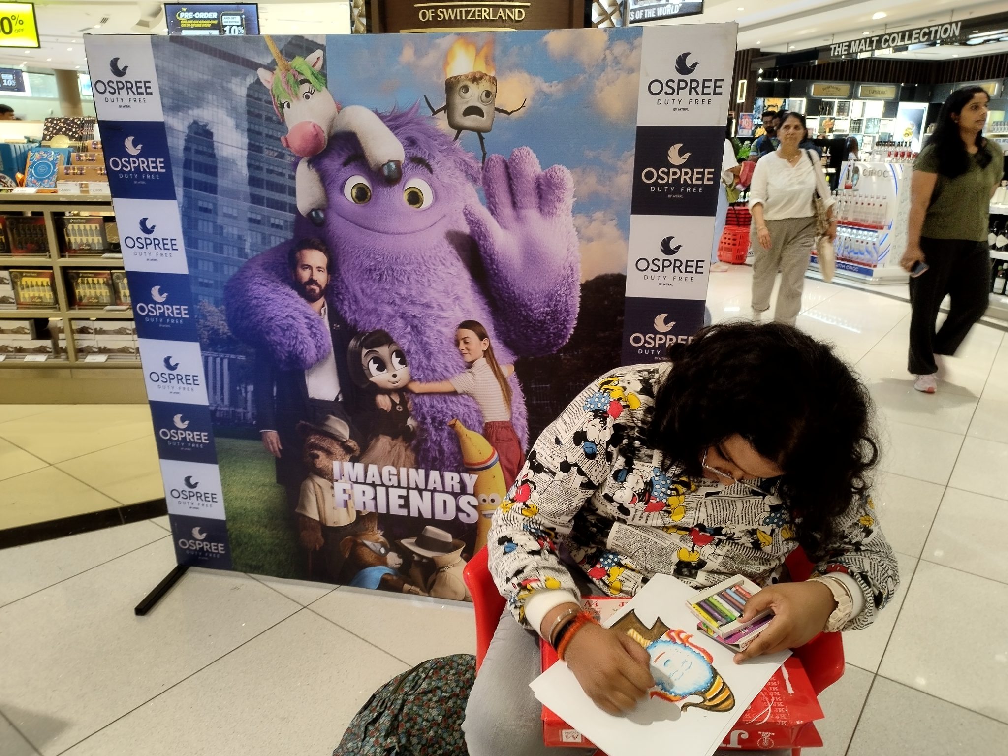 Ospree Duty Free features Imaginary Friends campaign