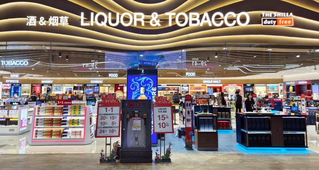 do they sell tobacco in airports Shilla unveils new openings at Incheon Airport