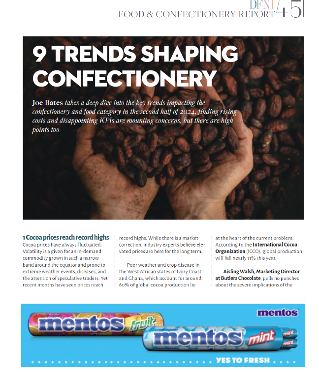 Food & Confectionery Report: Nine trends shaping confectionery