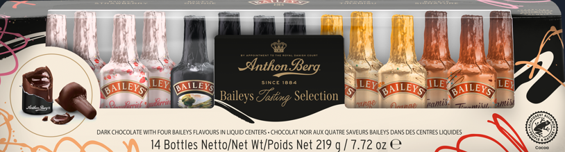 Anthon Berg introduces Baileys variety range and travel retail exclusive