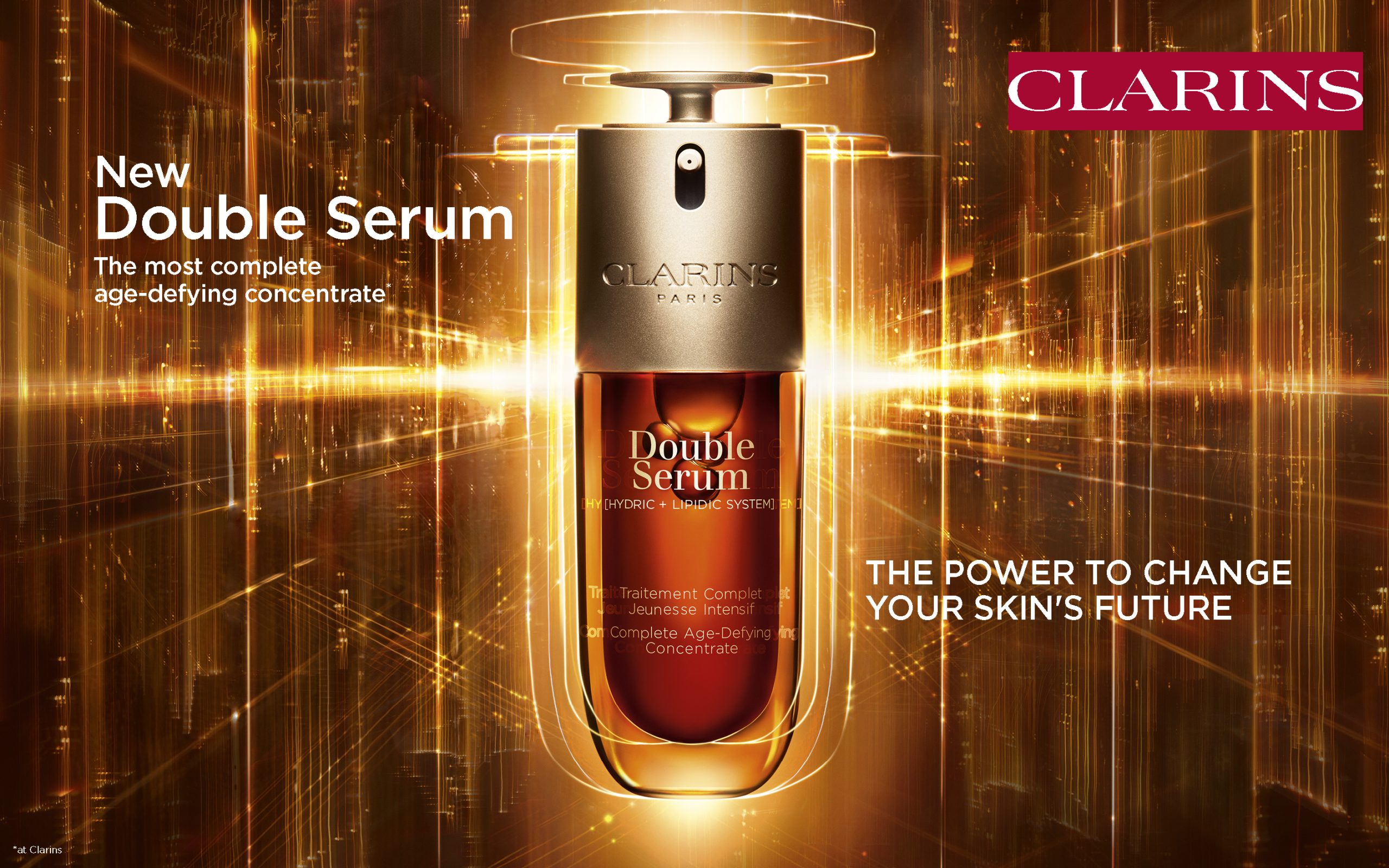 Clarins unveils augmented Double Serum in travel retail