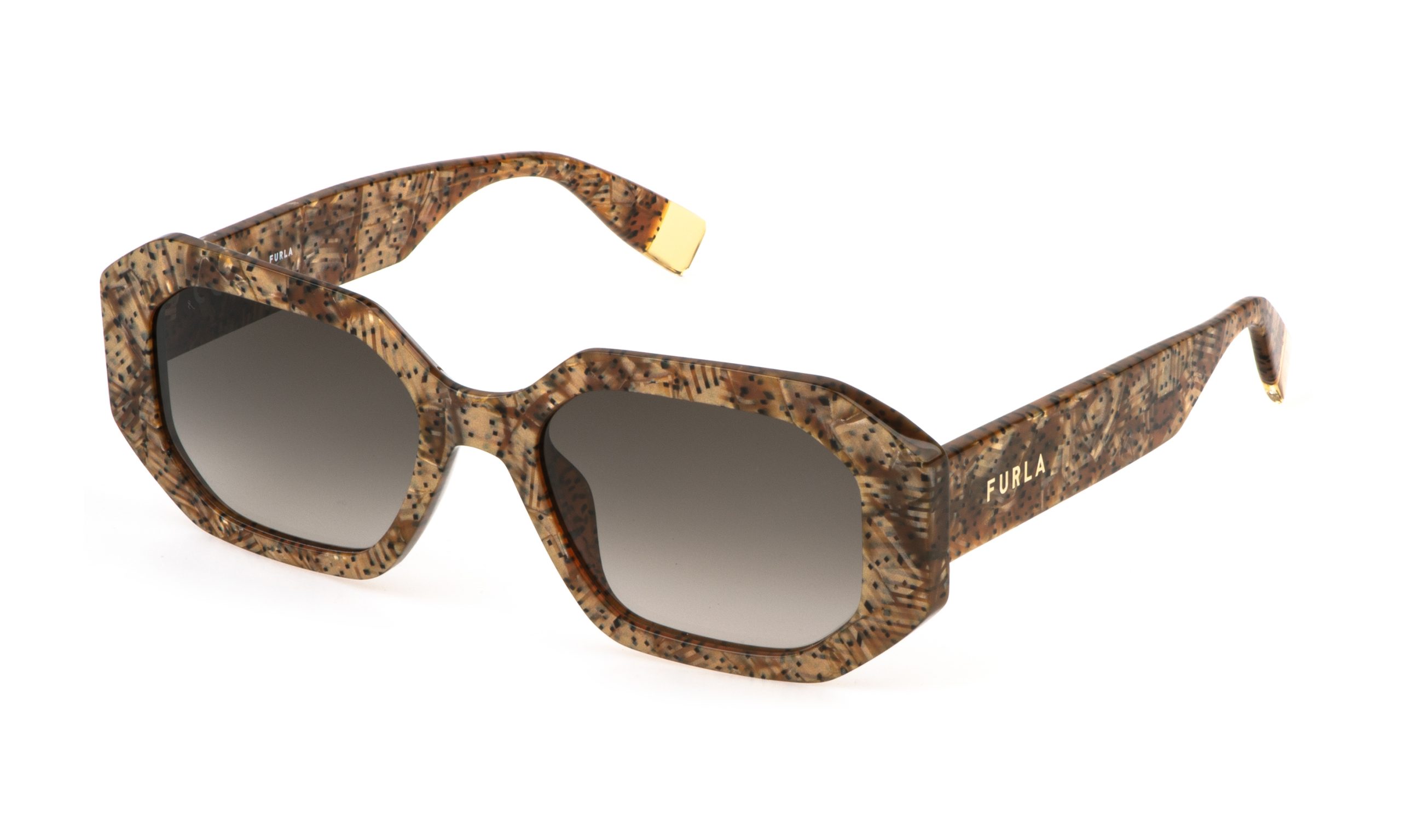 Furla Sunglasses SFU465 De Rigo Rem Cat Eye Brown Designer NEW De Rigo reveals new Furla eyewear collection main image 3