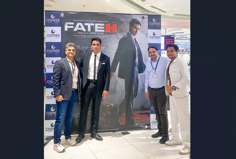 Ospree Duty Free promotes new Bollywood movie Fateh