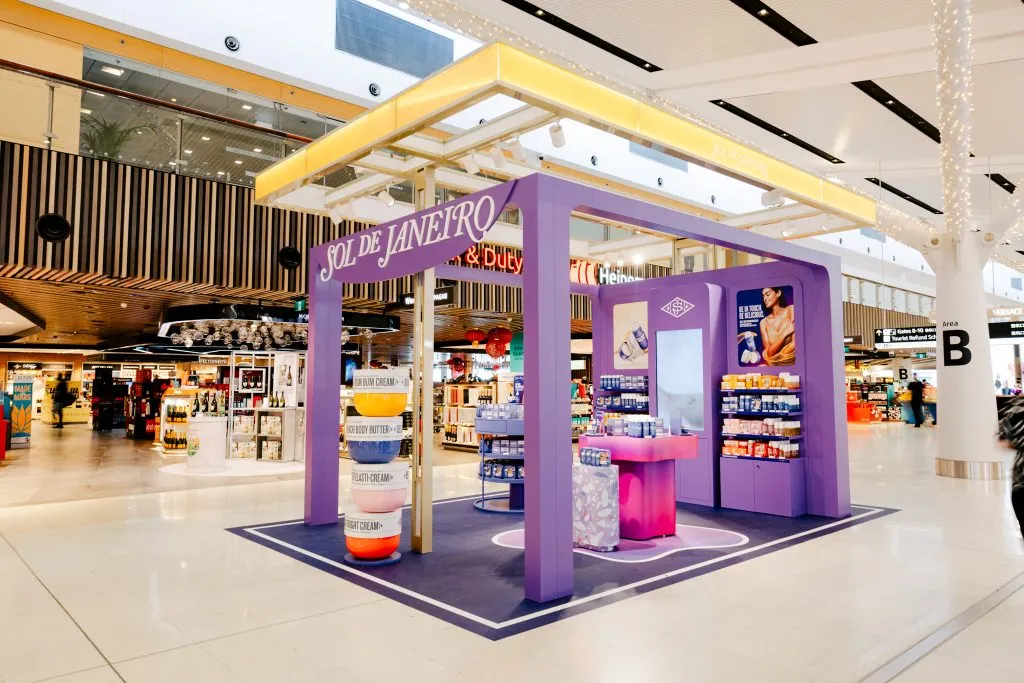 L'Occitane pop-up highlights Delícia Drench range at Sydney Airport