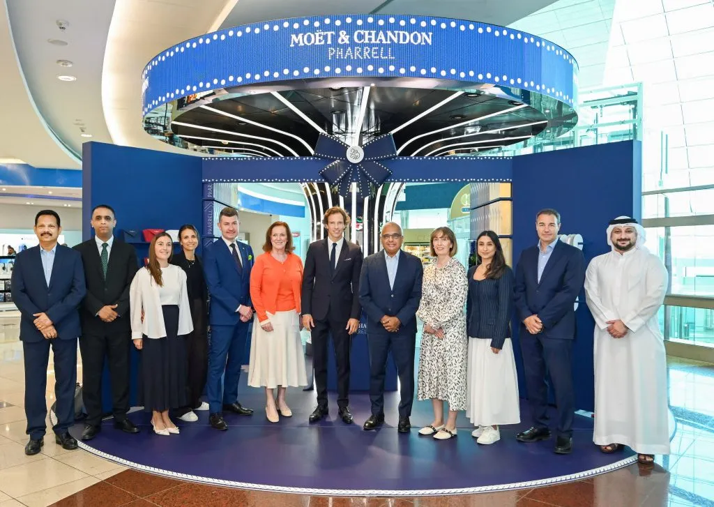 Moët & Chandon x Pharrell Williams pop-up unveiled at Dubai Duty Free