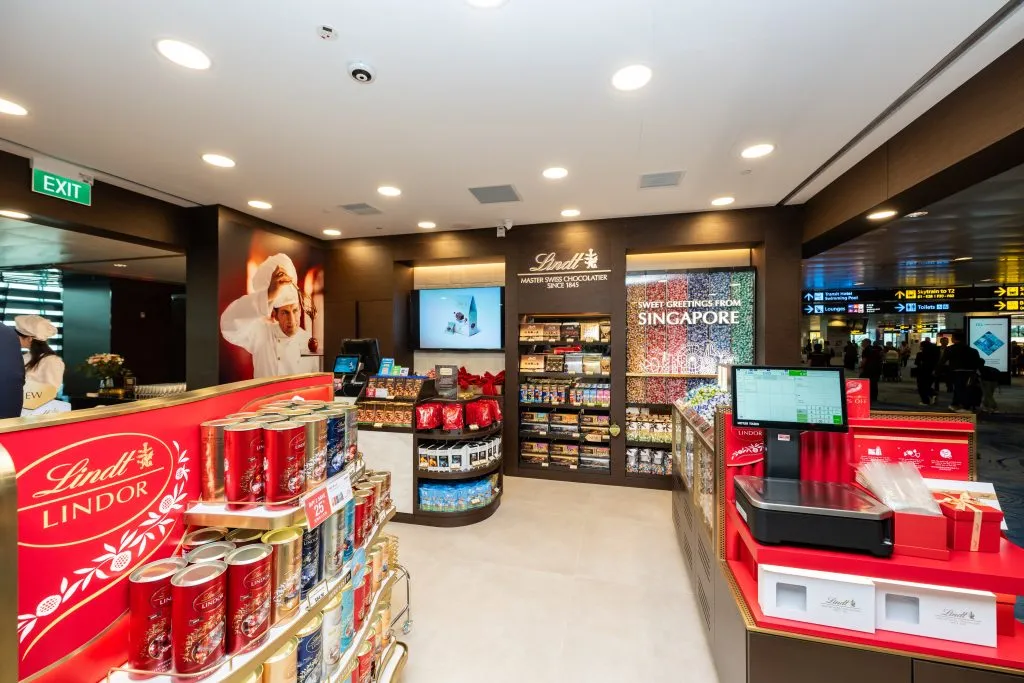 First Asia Pacific Lindt Boutique unveiled at Changi Airport
