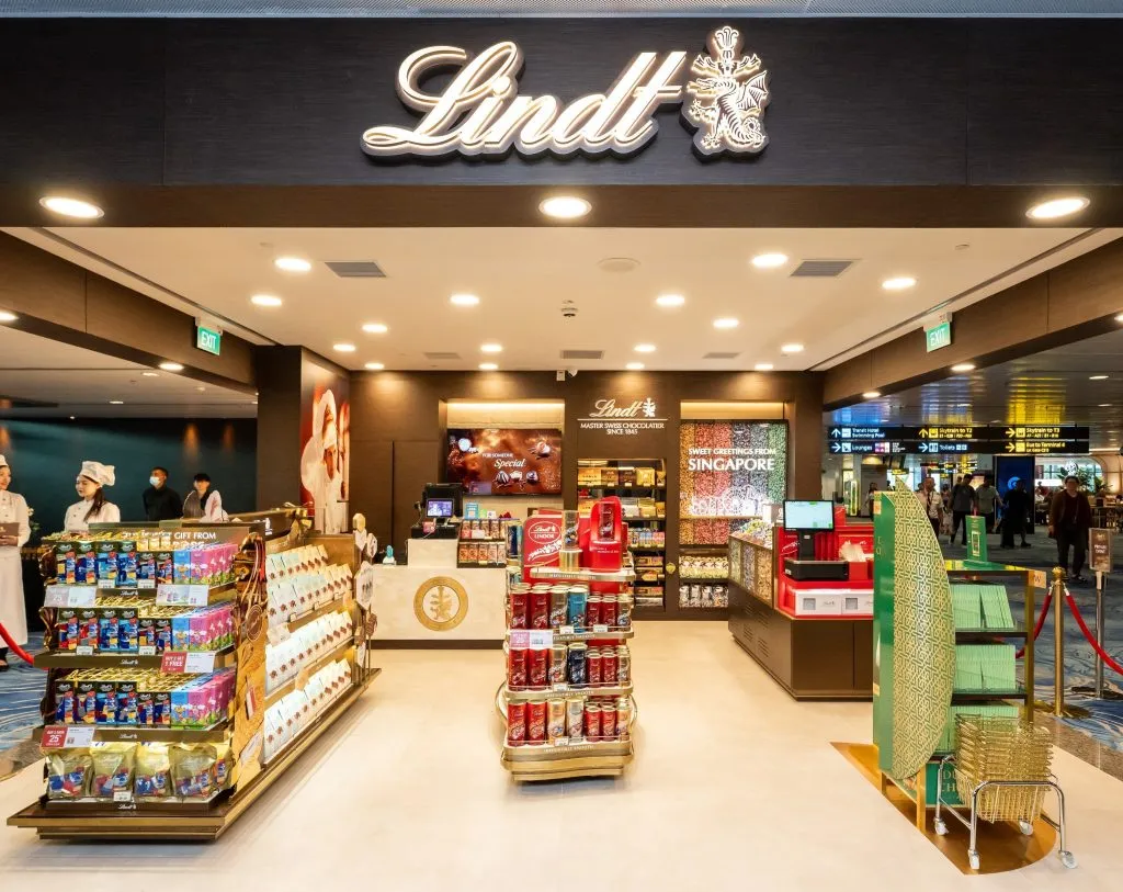 First Asia Pacific Lindt Boutique unveiled at Changi Airport
