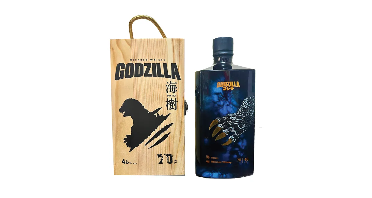 Godzilla turns 70 with limited Umiki whisky