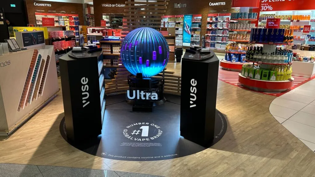 BAT debuts Vuse Ultra in travel retail at Frankfurt Airport