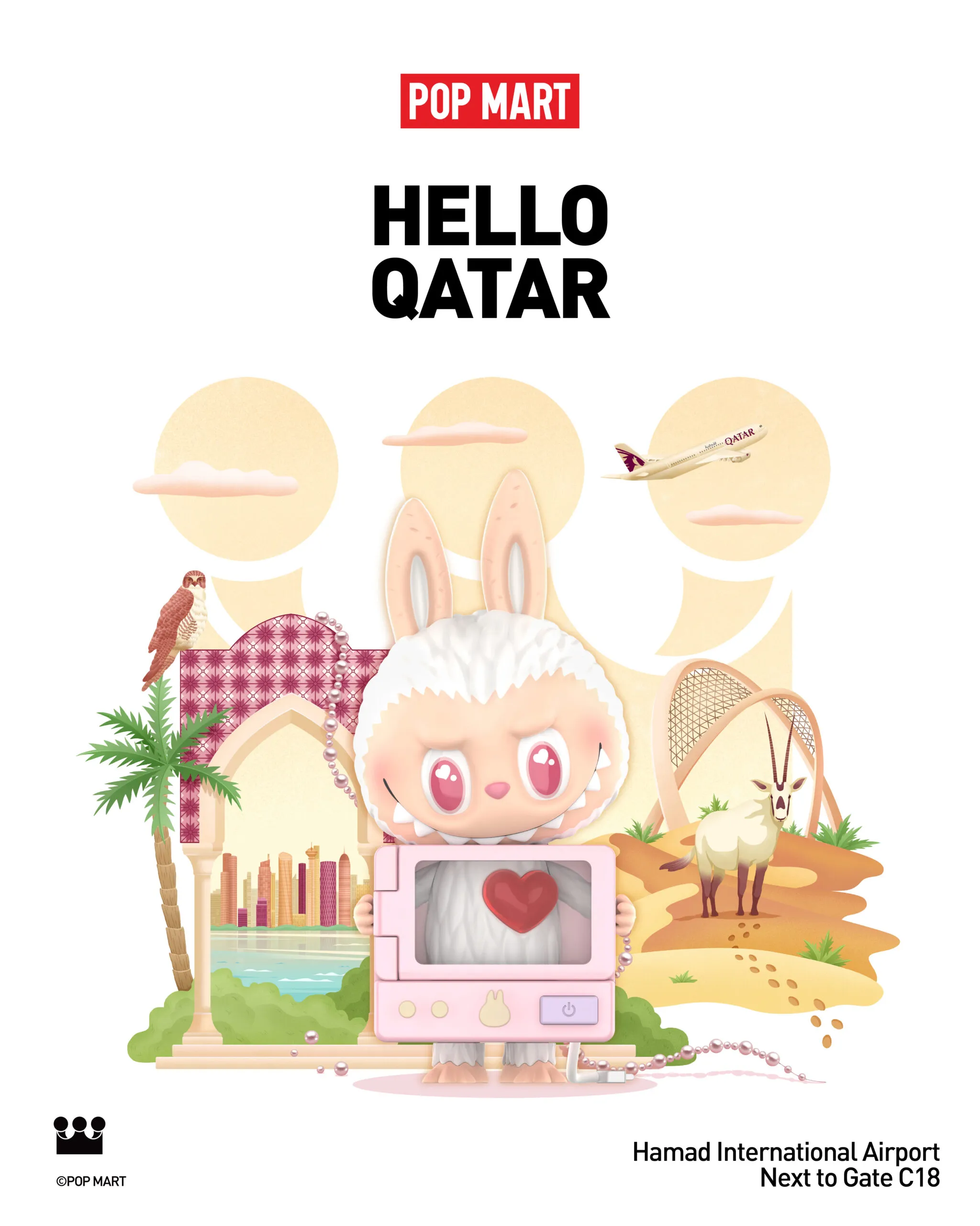 POP MART to open first Middle East store with Qatar Duty Free