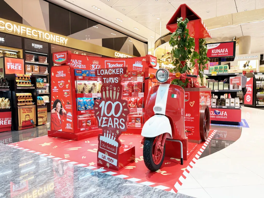 Loacker celebrates centenary with Lagardère at Zayed International Airport